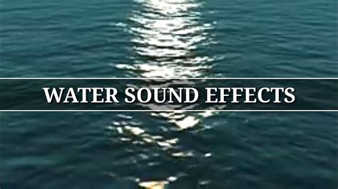 水声|Free Water Sound Effects Download